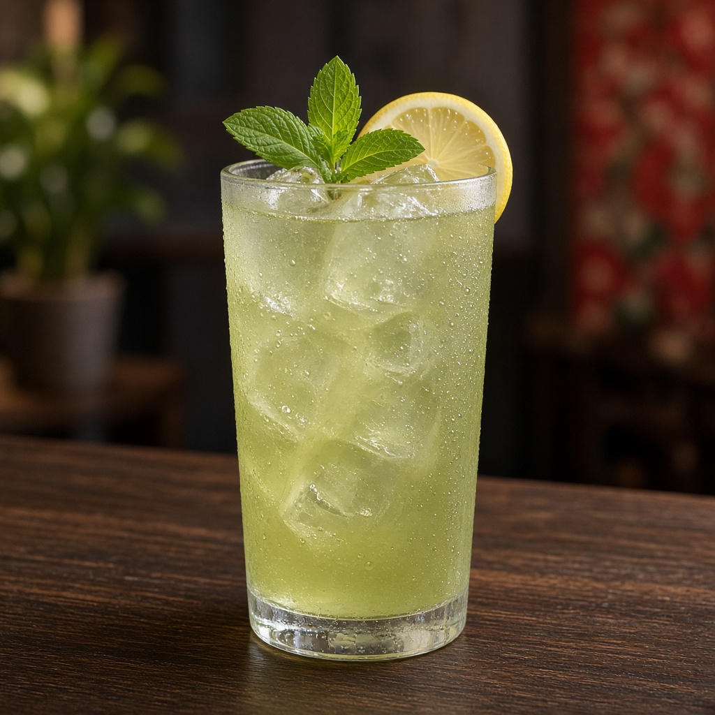Té verde helado