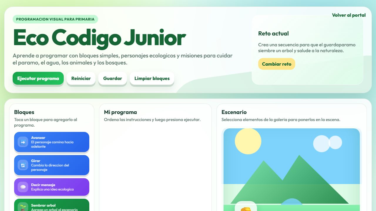 Vista previa de Eco Código Junior