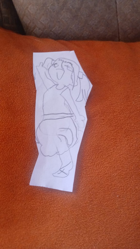 Dibujo original de Cami