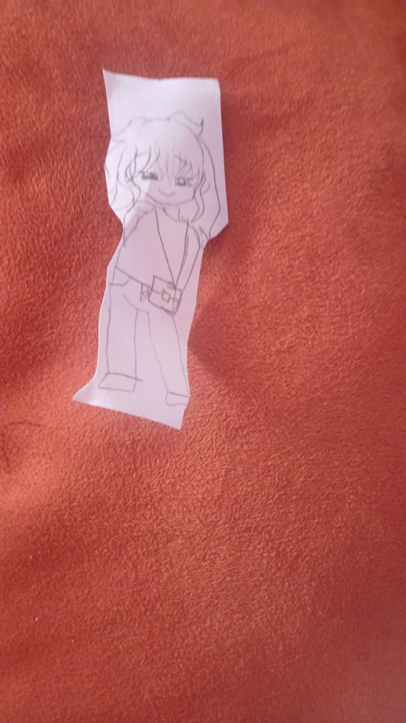 Dibujo original de Vale