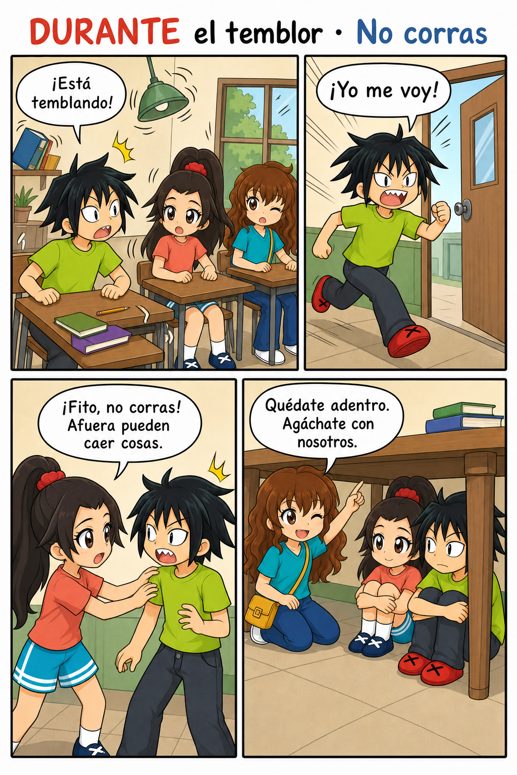 Página 4: Durante: no corras