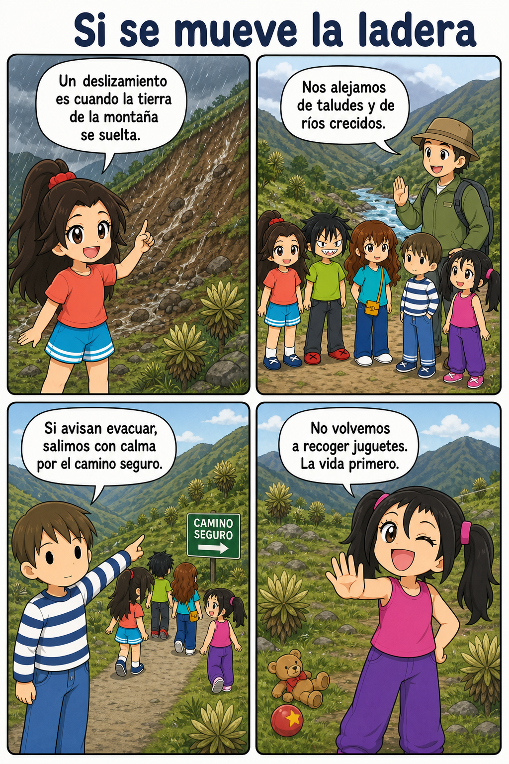 Página 2: Si se mueve la ladera