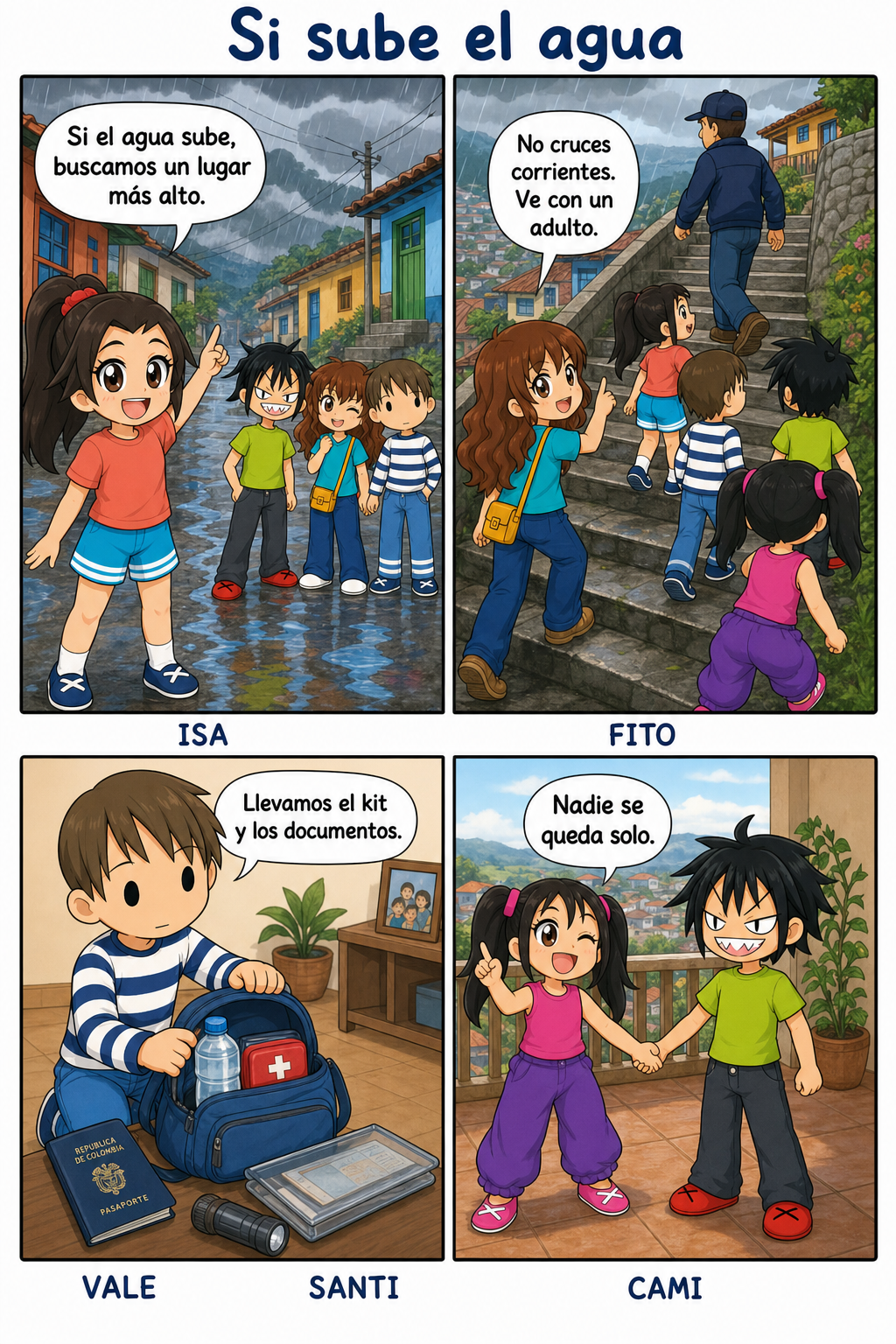 Página 2: Si sube el agua