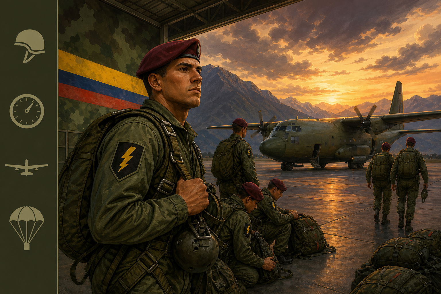 Hangar del Equipo Trueno, Ejército Nacional de Colombia