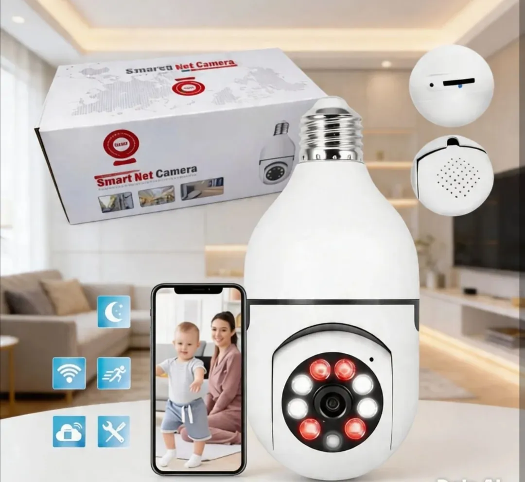 Camara V380 Smart Bombillo Blanco