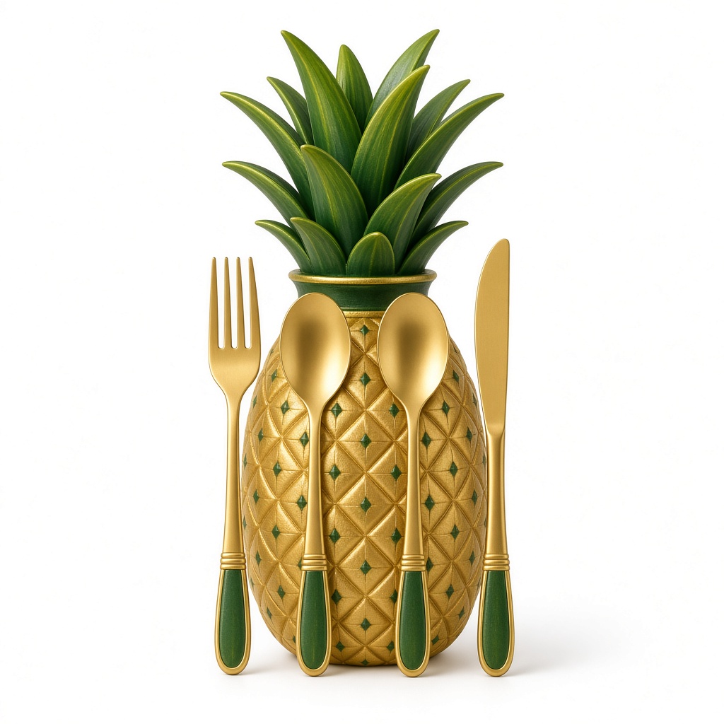 CUBIERTOS PIÑA