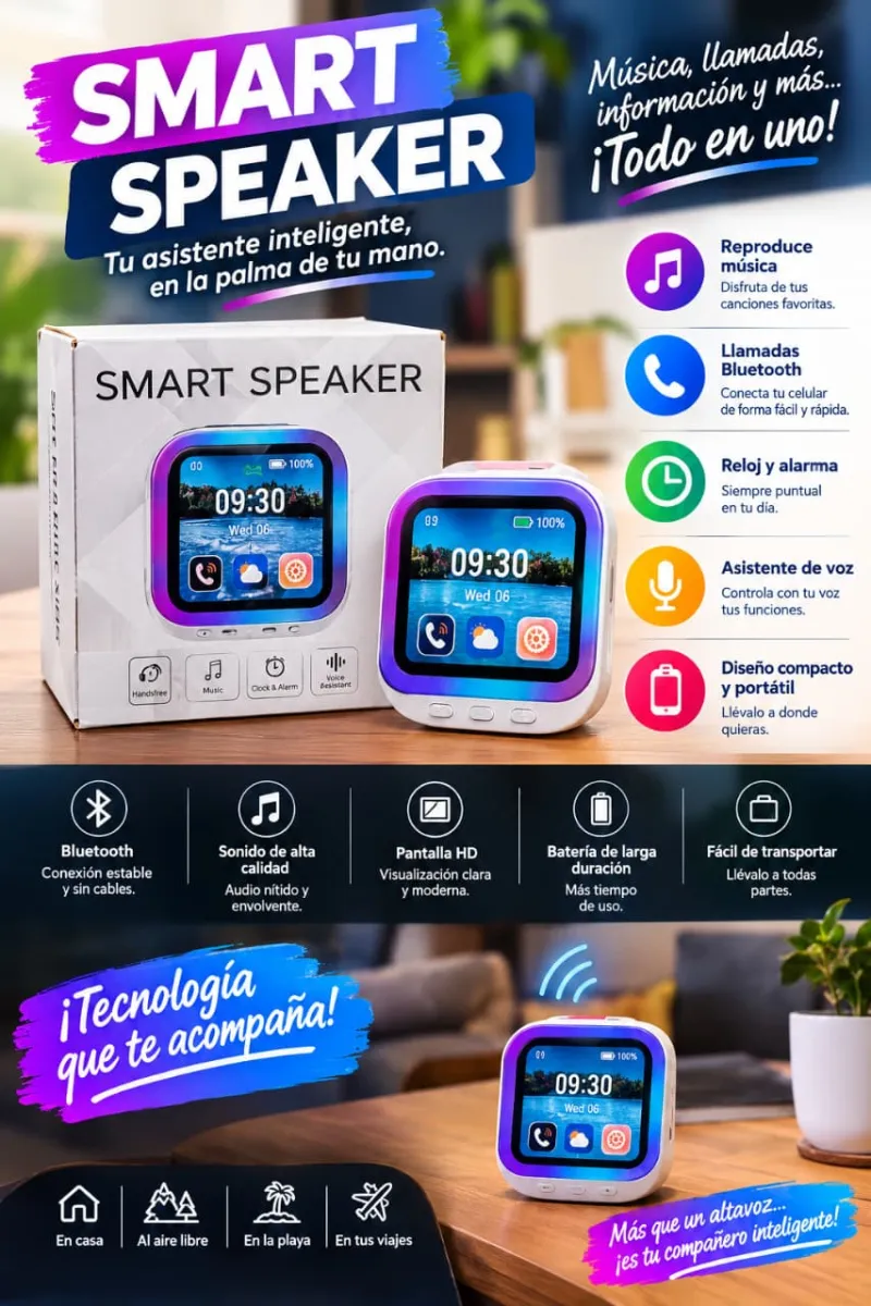 Smart Speaker pantalla digital